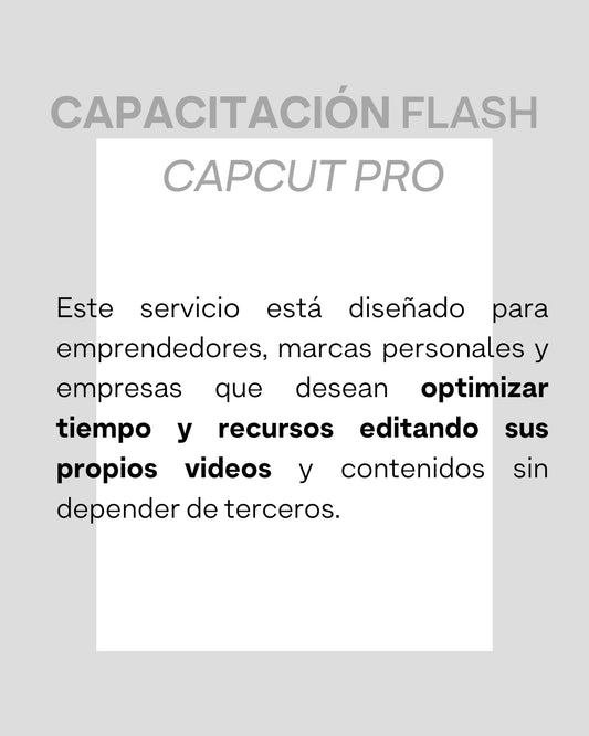 CAPCUT PRO MASTERCLASS EXPRESS