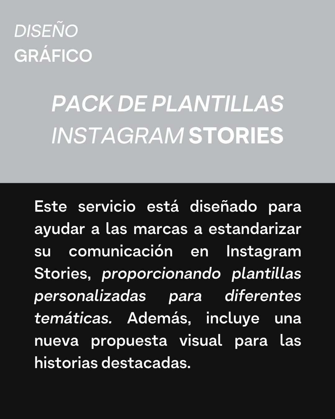 PLANTILLAS | IG STORIES