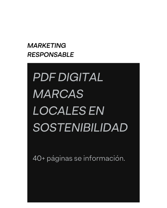 PDF | INFORMACIÓN SOSTENIBLE
