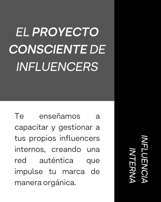 CAPACITACIÓN INFLUENCERS CONSCIENTES
