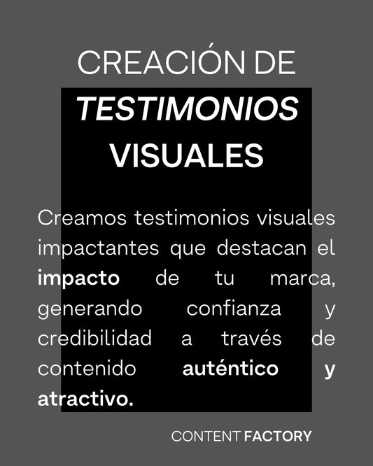 TESTIMONIOS VISUALES