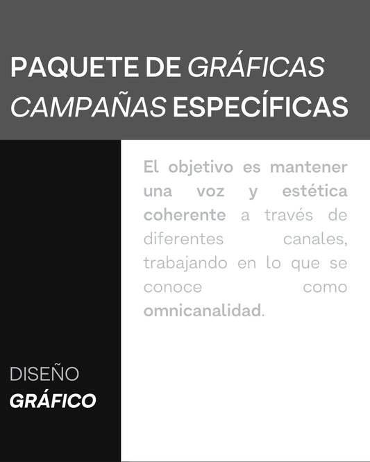 PACK GRÁFICAS EVENTOS | CAMPAÑAS